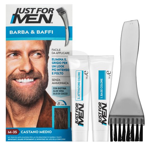 Moustache &amp; Beard Color M35 Medium Brown